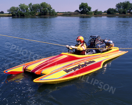 Drag racing boat - racing, foto