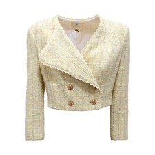 N5412 GIACCA CROPPED DONNA ELISABETTA FRANCHI WOMAN JACKET