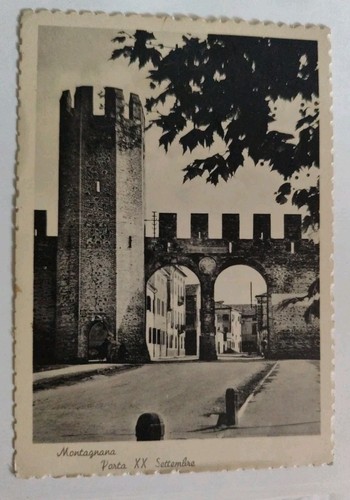 Cartolina montagnana porta - montagnana,