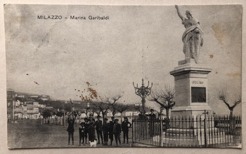 Cartolina milazzo marina - milazzo,