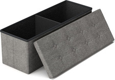 Otomana plegable 433in baul de