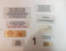 Lotto  di 10 Targhe  F.S
