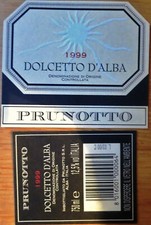 Wine label ITALY PRUNOTTO