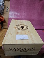 Sassicaia cassa legno - sassicaia, vuota