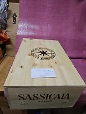 Sassicaia cassa di legno vuota vino  da 12 bottiglie SASSICAIA 2021 