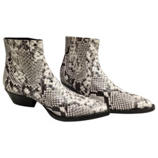 Texani Lemare, modello basso fantasia pitonata. Numero 36. Vero cuoio