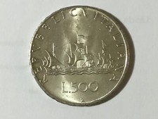 Moneta da lire 500 in argento