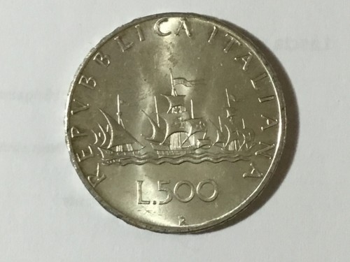 Moneta lire 500 argento - lire,