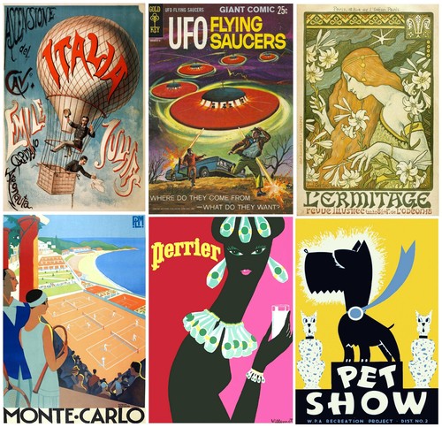 Poster pubblicitari vintage - poster,