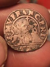 VENEZIA - 1 SOLDO DA 12 BAGATTINI FRANCESCO ERIZZO 1631-1646