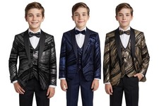 Abito smoking jacquard