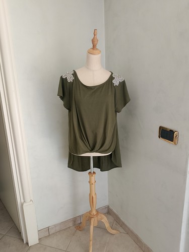 Blusa asimmetrica relish verde - blusa,