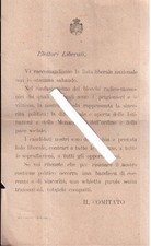 Volantino monarchico -