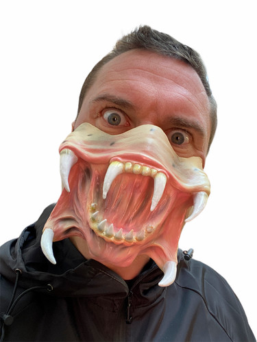 Alien predatore maschera mezzo - predatore,