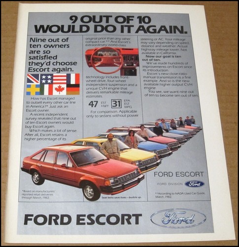 Ford escort 1982 stampa - ford,
