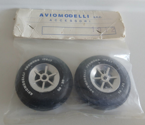 Coppia ruote modellino aereo - ruote,