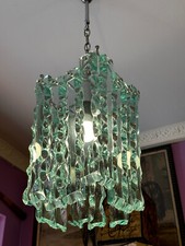 Fontana Arte Zero Quattro lampada lampadario vintage 1960 1970 lamp