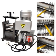 Macchina Elettrica per Fare Gioielli 1HP Laminatoio Elettrico Filo Orafo Laminazione