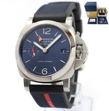 Panerai Luminor Luna Rossa Quaranta Bitempo PAM01404 40MM Acciaio Scatola Documenti