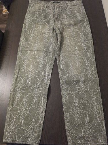 Jeans uomo impreziosito grigio