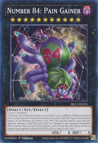 Yugioh numero pain gainer - yugioh,