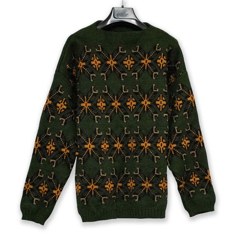 Maglione vintage verde - maglione, e