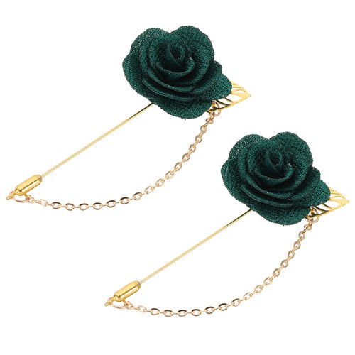 2pcs spilla lapis con fiore - 2pcs, da