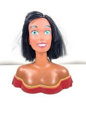 Bambola vintage Disney Esmeralda styling testa busto plastica Notre Dame gobbo