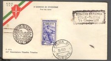 1951 ITALIA TRIESTE ANNULLO DILIGENZA