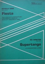 RAFFAELLA CARRA' FIESTA SUPERTANGO BUS CONNECTION SPARTITO SHEET MUSIC  1977