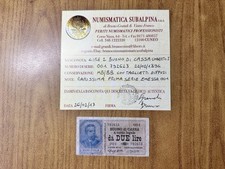 BUONO DI CASSA LIRE 2 UMBERTO
