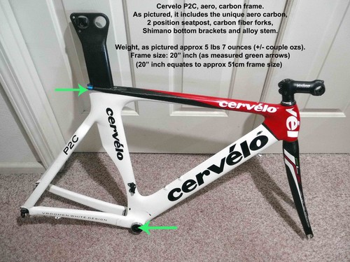 Cervelo p2c 51cm - p2c, tt/tri