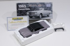 DETTAGLIO ESATTO CORSIA 1965 CHEVELLE MALIBU SS CONVERTIBILE SCALA 1:18 LIMITED 671/100