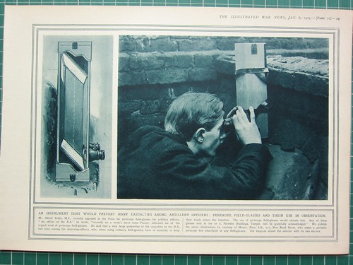 1915 wwi ww1 stampa - wwi, periscope