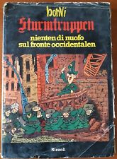 BONVI STURMTRUPPEN FRANCO BONVICINI MODENA FUMETTO STRISCIA MILITARI RIZZOLI 80