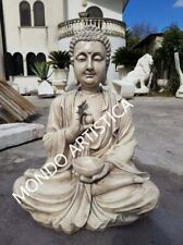 STATUA SCULTURA DEL BUDDHA BUDDHA BUDDA ZEN IN CEMENTO MARMO PIETRA DA ESTERNO  