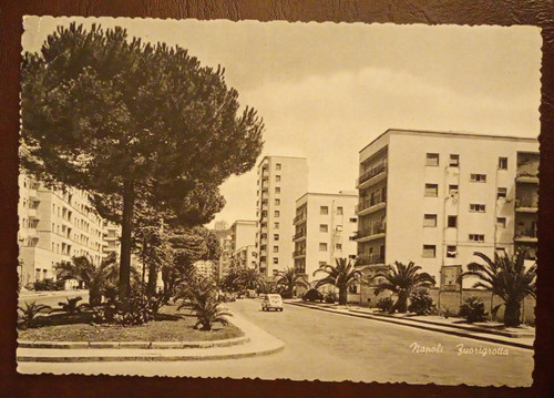 Cartolina napoli fuorigrotta - napoli,