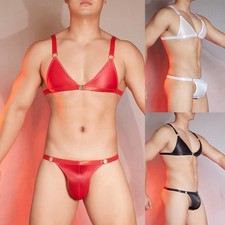 Set mutandine reggiseno lucido