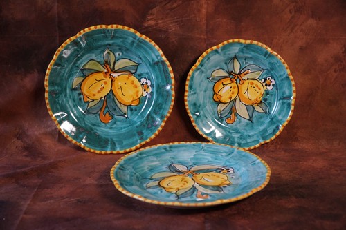 Set piatti decoro limoni - piatti, "limoni"