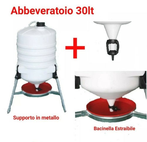 Abbeveratoio sifone 30lt - abbeveratoio,