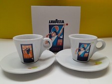 LAVAZZA JANNIK SINNER 2 TAZZINE CAFFÈ COFFEE CUPS TENNIS TAZZA ESPRESSO E PIATTI
