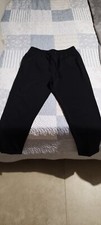 Pantalone Zara Uomo Con Elastico  Tinta Unita Nero Cavallo Taglia M