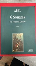 SPARTITO ABEL 6 SONATAS FOR