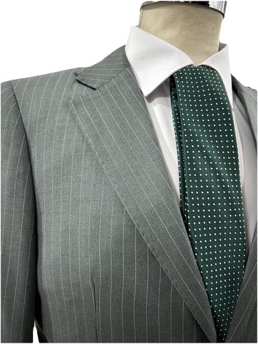 Abito uomo grigio - grigio, gessato