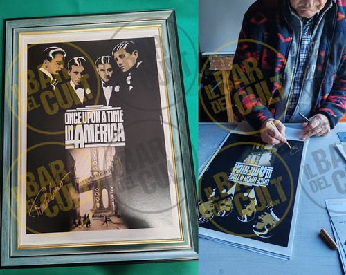 Renato casaro signed poster - casaro,