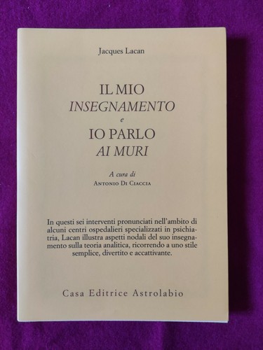 Mio insegnamento io parlo - io,