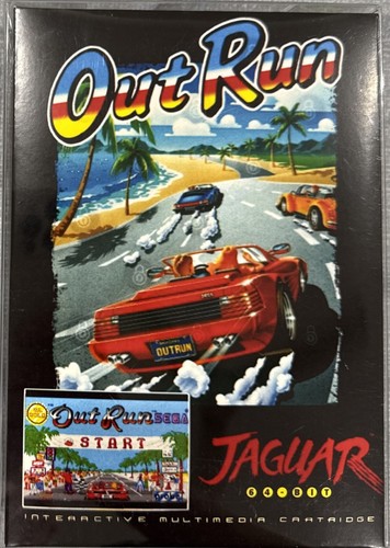 Cartuccia atari jaguar outrun - cartuccia,