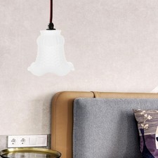 Paralume in Vetro Satinato per Lampada Da Tavolo E27, per Ufficio, Hotel,
