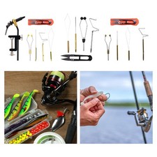 Strumenti per la costruzione di mosche, filo per legare, accessori per la