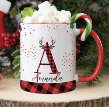 Tazza Personalizzata Alfabeto Con Nome   Idea Regalo Natale